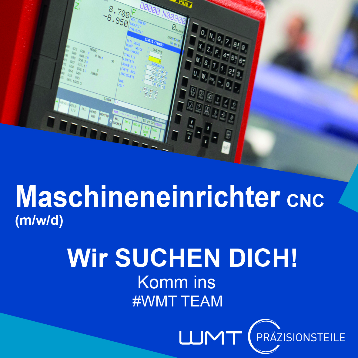 Maschineneinrichter Maschineneinrichter